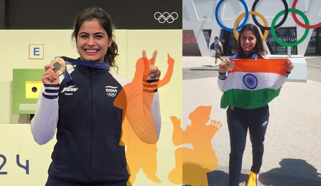 India's Shooting Star Manu Bhaker Clinches Bronze at Paris Olympics 2024